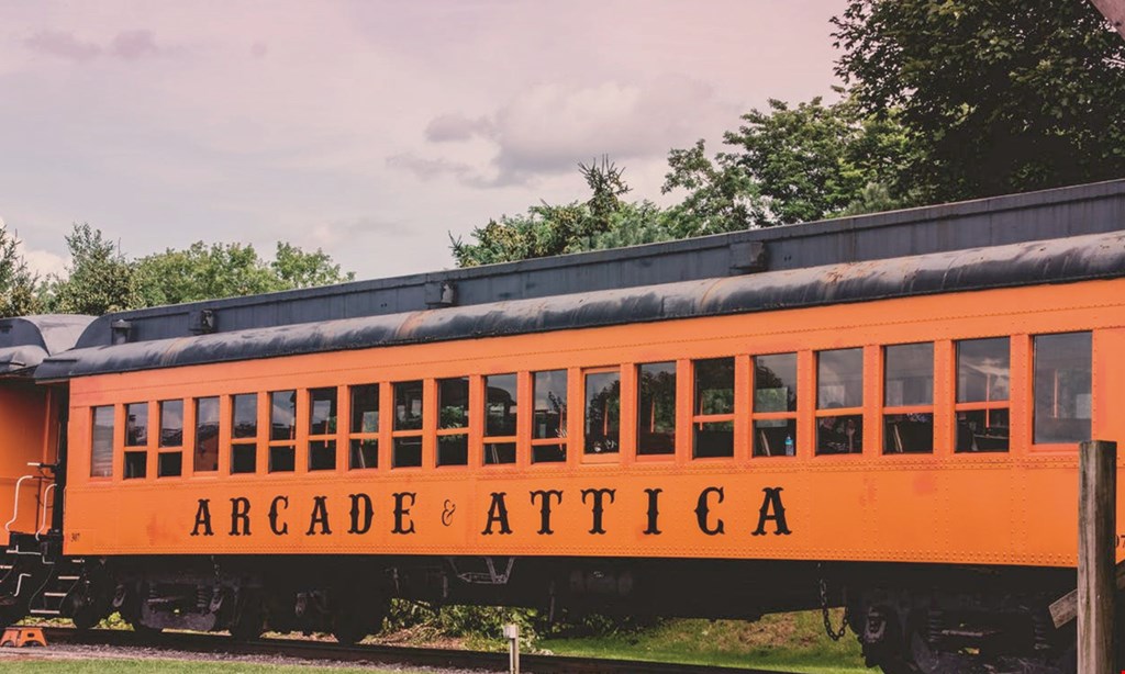Product image for Arcade & Attica Railroad Corporation $44 For A Regular Diesel Engine Train Ride For Up To 4 People (Reg. $88)