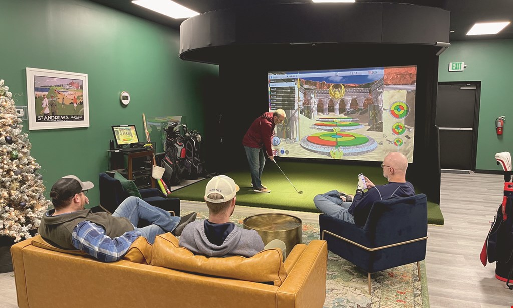 Product image for Next Shot Golf $22.50 For 1 Hour Play On The Simulator For Up To 6 People (Reg. $45)