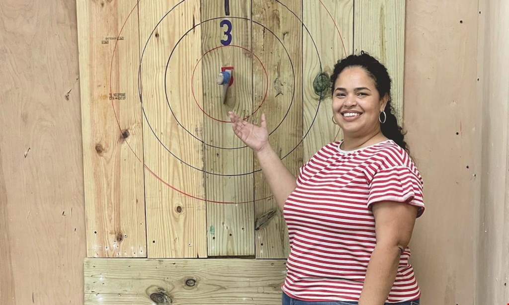Product image for The Axe Hole House $30 For 60 Minutes Of Axe Throwing & Game Playing For 2 People (Reg. $60)