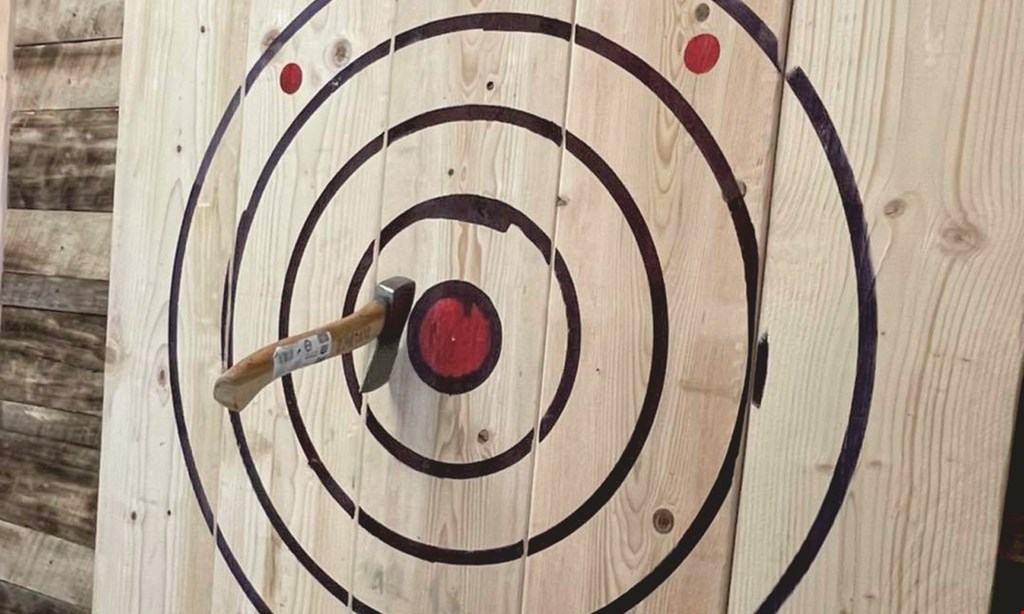 Product image for Hops & Hatchets $25 For 1 1/2 Hours Of Ax Throwing for 2 People (Reg. $50)