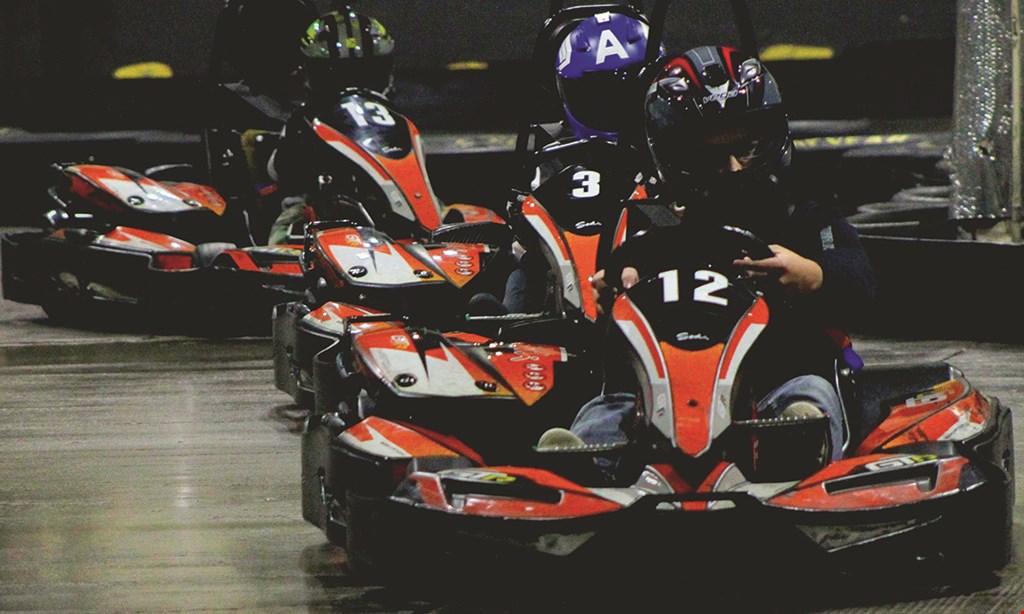 Product image for Sykart Indoor Racing Center $20 For 2 Races For 1 Person (Reg. $40)
