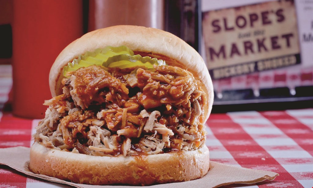 Product image for Slope's BBQ Roswell $15 For $30 Worth Of Casual Dining