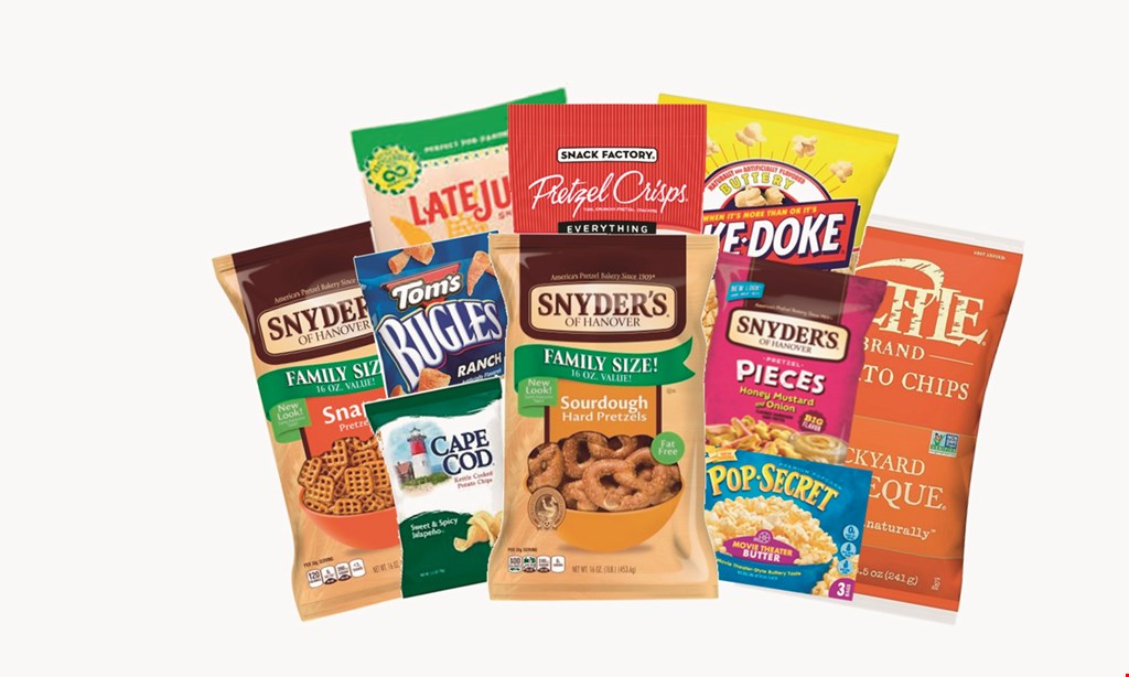 Product image for Snyder's of Hanover Factory Store $10 For $20 Worth Of Pretzels, Snacks & More