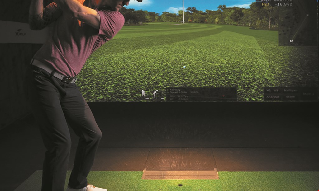 Product image for X-Golf Naperville $32.50 For A 1-Hour Golf Simulator Session For Up To 6 People (Reg. $65)