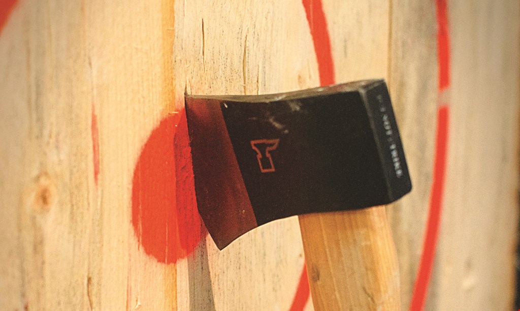 Product image for West Bend Axe And Escape $50 For 75 Minutes Of Axe Throwing For 4 (Reg. $100)