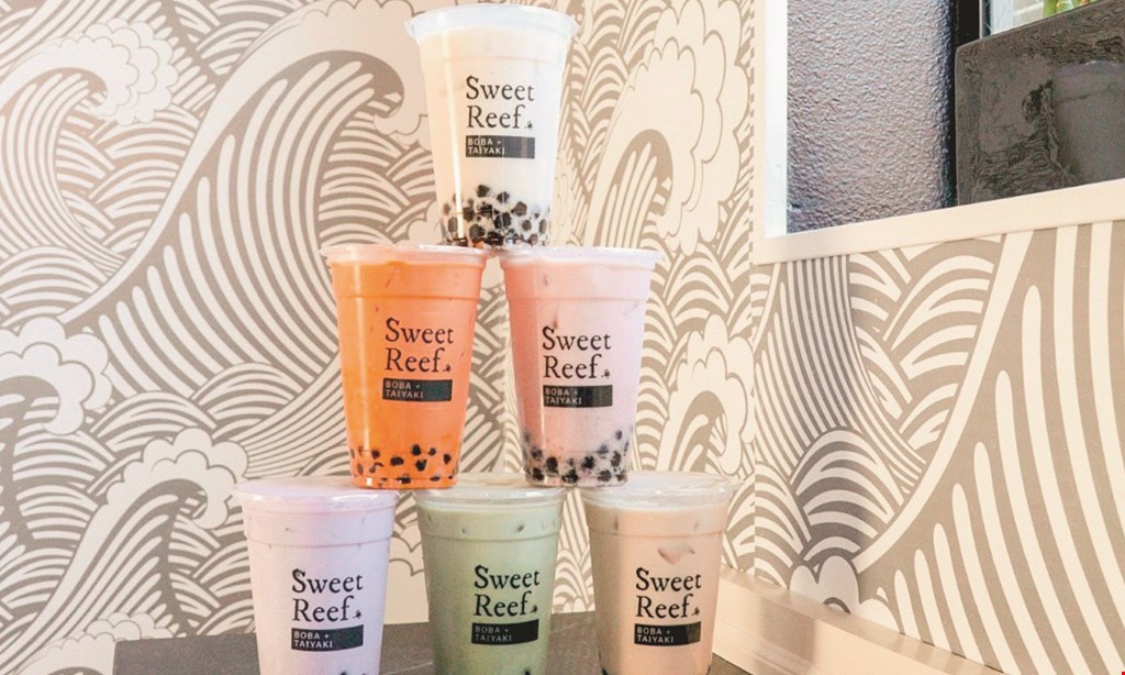Product image for Sweet Reef $10 For $20 Worth of Boba, Coffee, Taiyaki Waffles & More