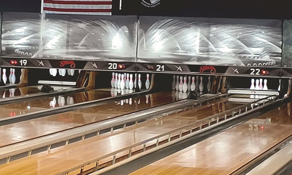 Product image for Strikers Family Sports Center $29.90 For 2 Games Of Bowling With Shoes For 4 People (Reg. $59.80)