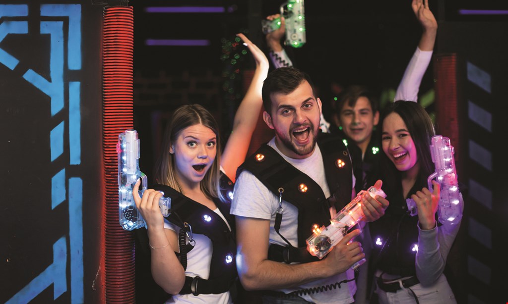 Product image for Escape & Evade Adventure Zone $10 For All You Can Play Laser Tag and VR For 1 (Reg. $20)