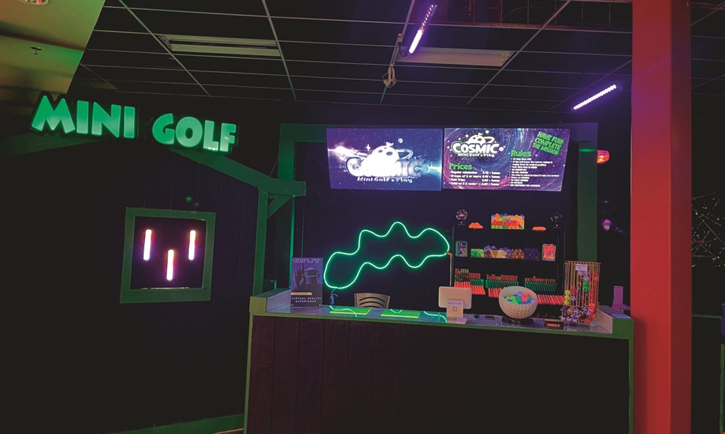 Product image for Cosmic Mini Golf & Play- Sugarloaf $22.50 For 36 Holes Of Mini Golf For 5 (Reg. $45)