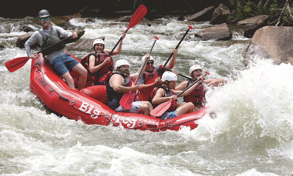 Product image for Big Frog Expeditions $51 For A Rafting Trip For 2 People Down Middle Ocoee River (Valid For 2023 Season) (Reg. $103.85)