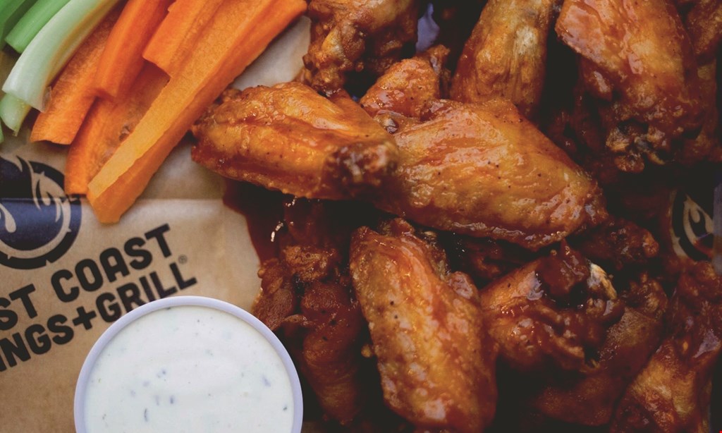 Product image for East Coast Wings+Grill $10 For $20 Worth Of Wings, Burgers & More