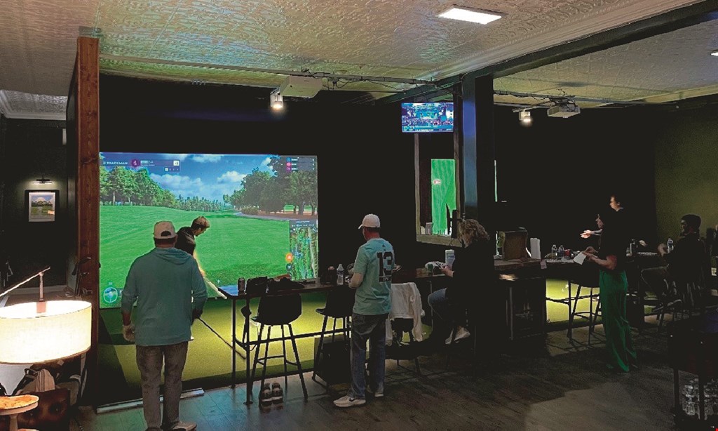 Product image for Miller Mulligans $30 For 1-Hour Of Indoor Golf Simulator For Up To 6 Players (Reg. $60)