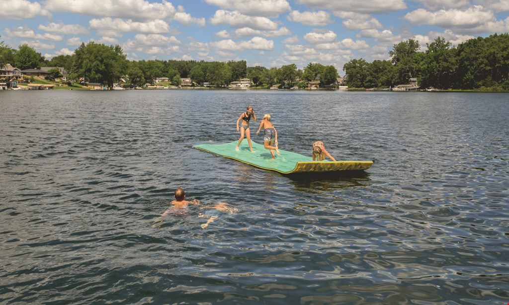 Product image for Hunter's Lake Rentals $25 For 8-Hour Lily Pad Rental For Up To 12 People (Reg. $50)