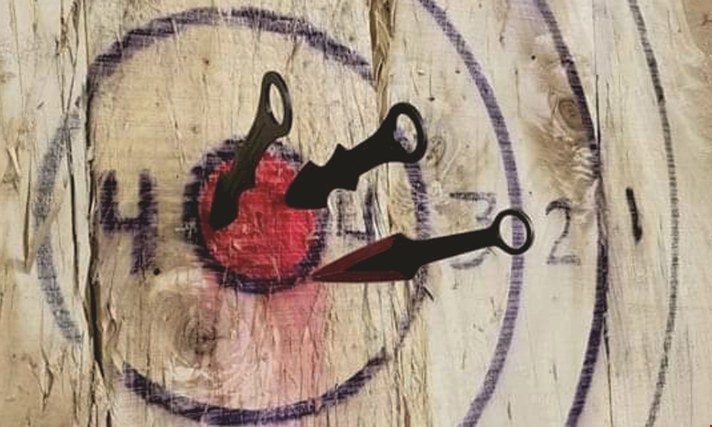 Product image for Craft Axe Throwing Chattanooga $45 For 1 Hour Of Axe Throwing With Multi Blade Options & 1- T-Shirt For 2 People (Reg. $90.50)