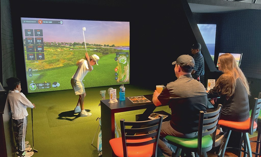 Product image for The Golf Lobby $25 For 1-Hour Golf Simulator Rental For Up To 4 People (Reg. $50)