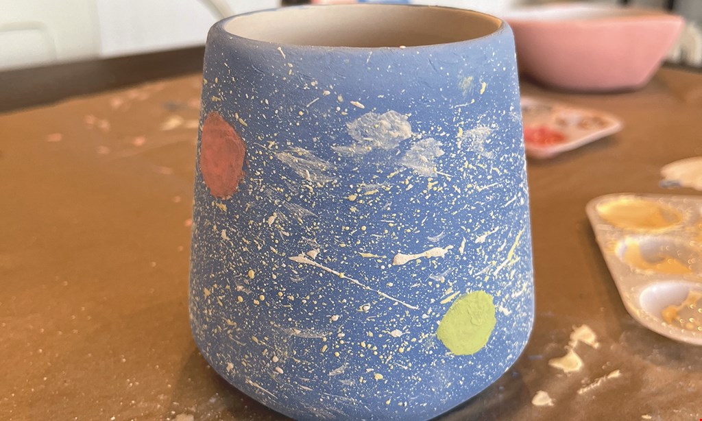 Product image for Posh Pottery $28 For Paint Your Own Pottery Package For 2 People (Includes Studio Sitting Fees, Supplies, Instruction & 2 $20 Pottery Pieces) (Reg. $56)