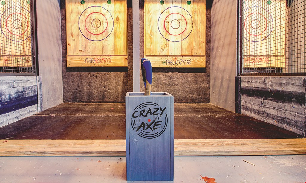 Product image for Crazy Axe $50 For 1 Hour Of Axe Throwing For 4 W/ A Private Lane (Reg. $100)