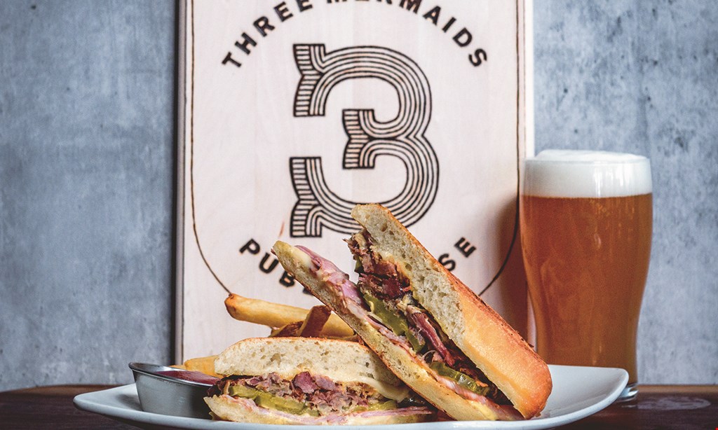 Product image for Three Mermaids Public House $15 For $30 Worth Of Pub Fare