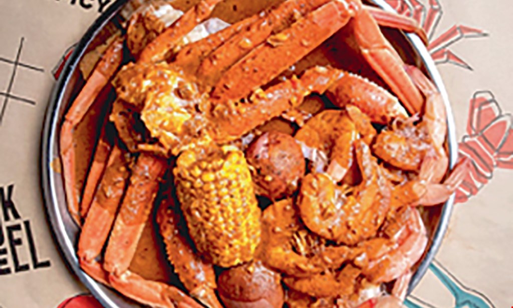 Product image for Hook & Reel Cajun Seafood $15 For $30 Worth Of Cajun Seafood & More