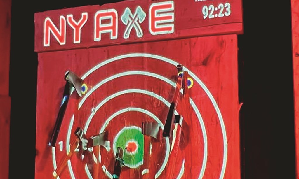 Product image for NY Axe Throwing Range $39 For 60-Min Axe Throwing For 2 People (Reg. $78)