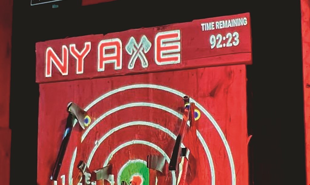 Product image for NY Axe Throwing Selden $39 For 60-Min Axe Throwing For 2 People (Reg. $78)