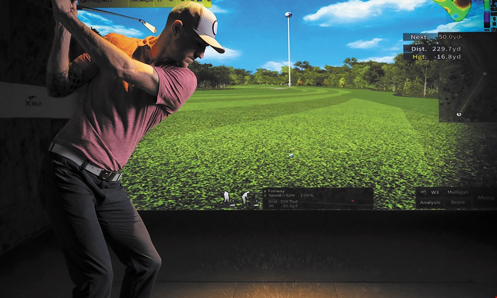 Product image for X-Golf Solon $30 For A 1-Hour Golf Simulator Session For Up To 6 People (Reg. $60)