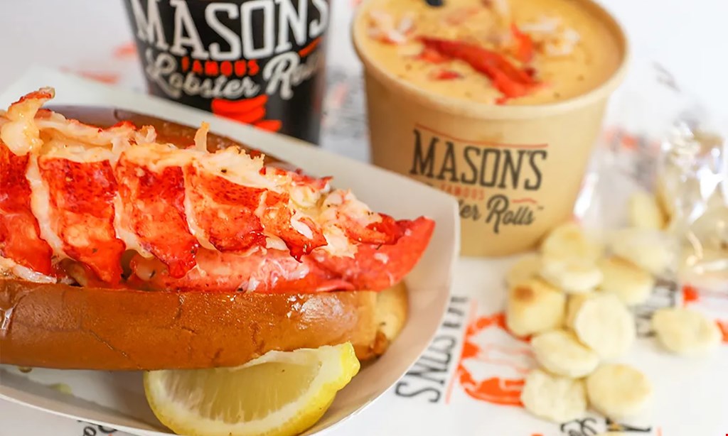 Product image for Mason's Famous Lobster Rolls - Fernandina $15 for $30 Worth of Seafood Dining & More