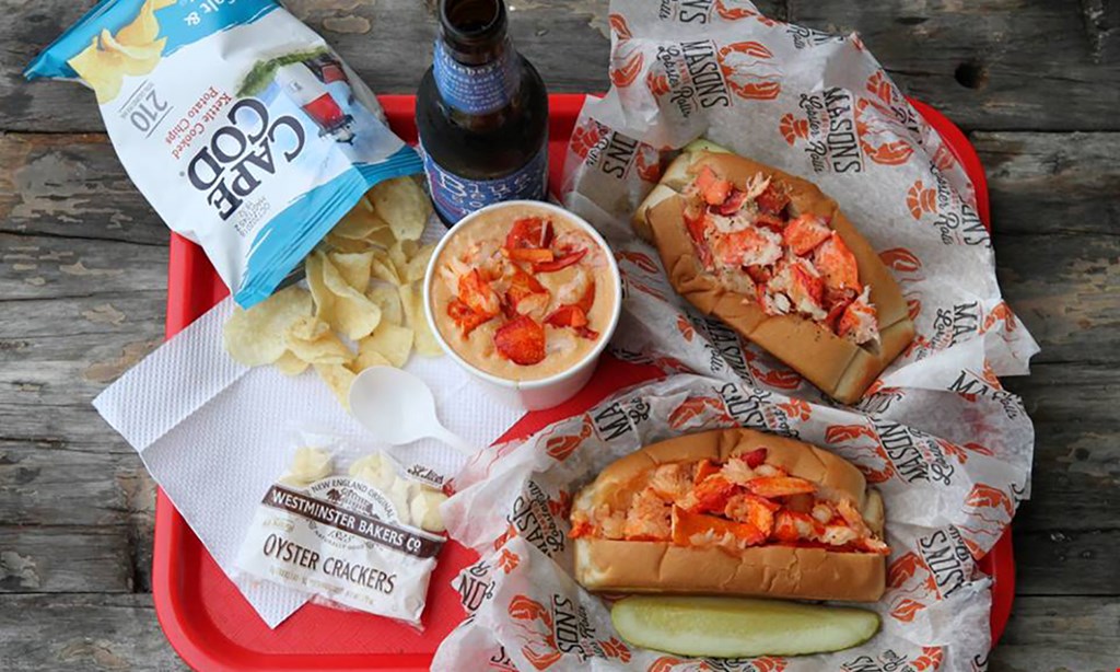 Product image for Mason's Famous Lobster Rolls - Fernandina $10 for $20 Worth of Seafood Dining & More