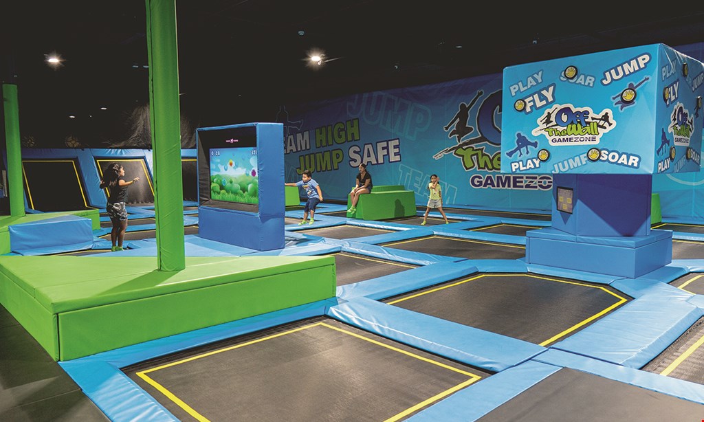 Product image for Off The Wall Gamezone $20 For 1-Hour Of Jump Time & A $20 Game Card (Reg. $40)
