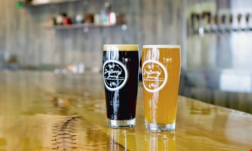 Product image for DogBerry Brewing $20 For $40 For 1 Flight Each For 2 People & 2 Souvenir Glasses