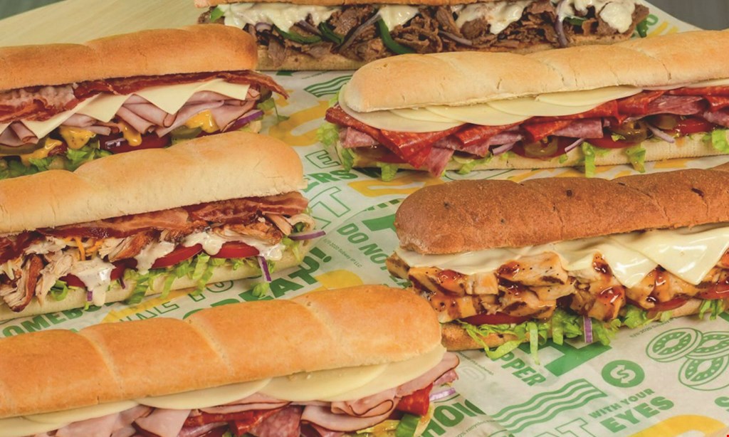 Product image for Subway $10 For $20 Worth Of Casual Dining