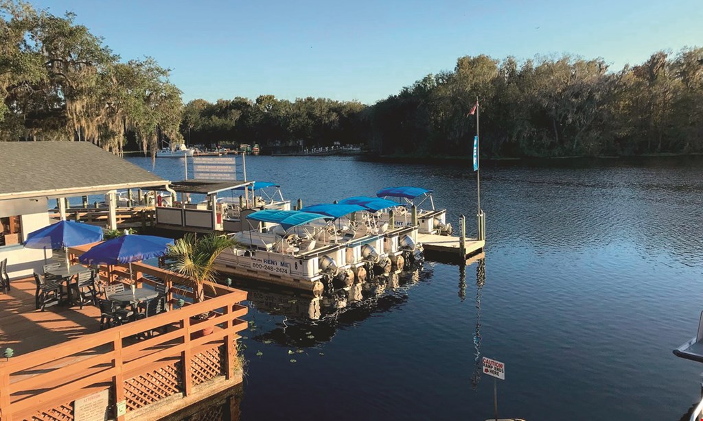 Product image for Hontoon Landing Resort And Marina $134.50 For All Day 9am-5pm Pontoon Rental ($269)