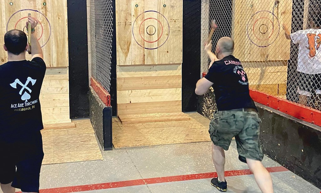 Product image for Ace Axe Throwing $25 For 1 Hour Of Axe Throwing For 2 People (Reg. $50)