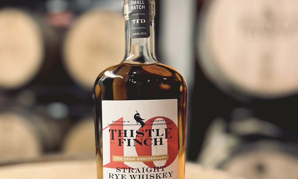 Product image for Thistle Finch Distillery $25 For A Weekend Tour & Tasting For 2, Plus Souvenir Shirts (Reg. $50)
