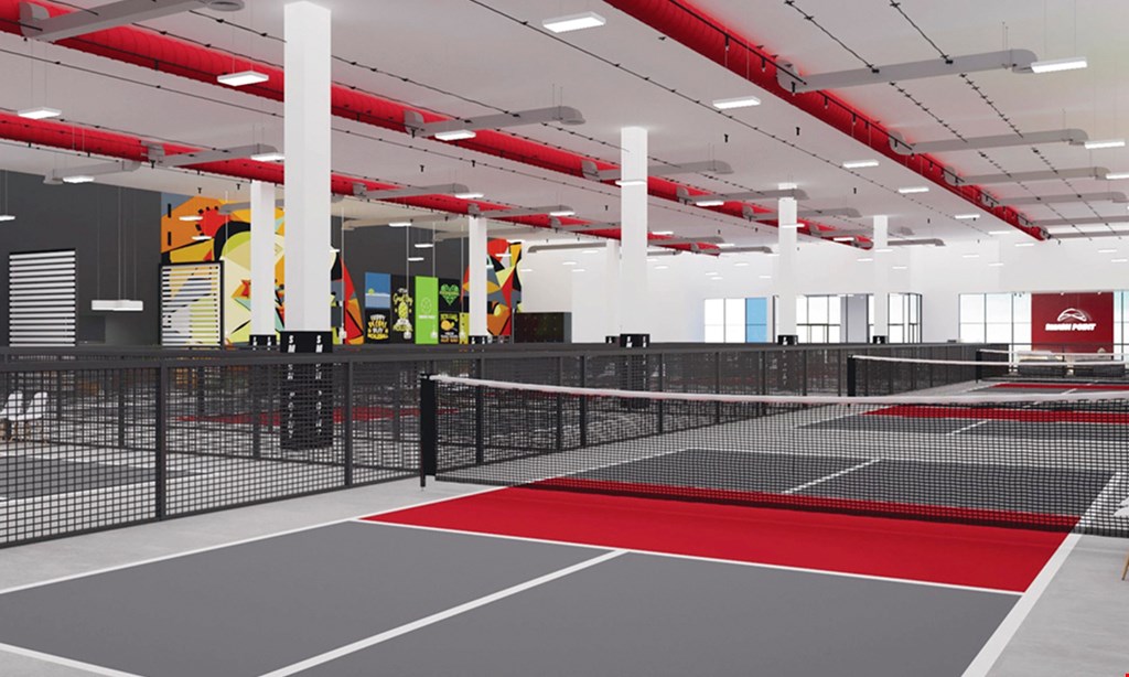 Product image for Smash Point Pickleball $28 For 1 Hour Of Pickleball For 4 People (Reg. $56)