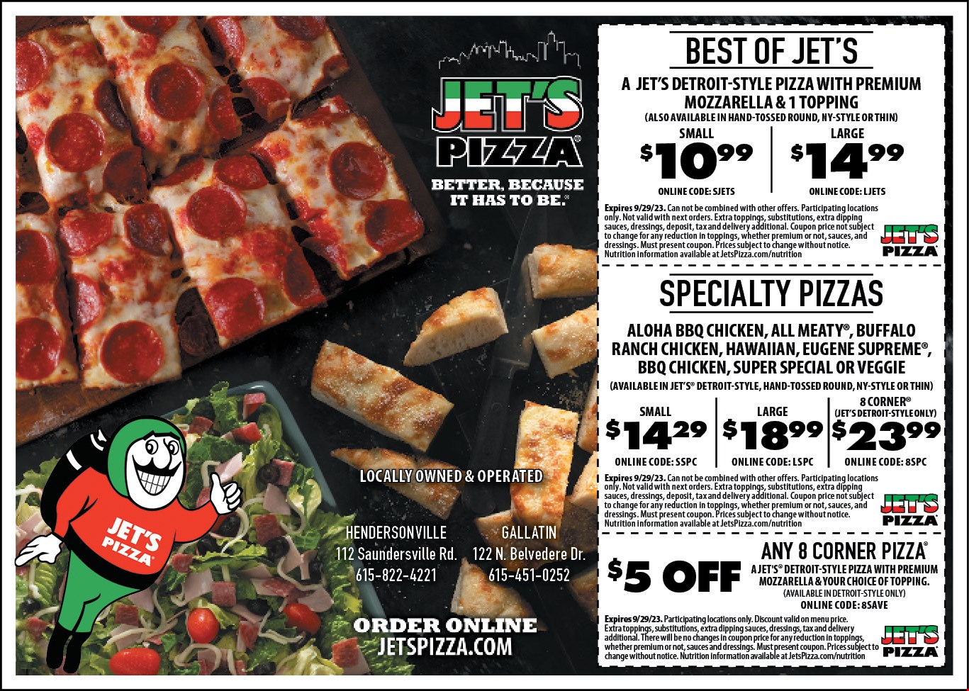 Deals - Jet's Pizza