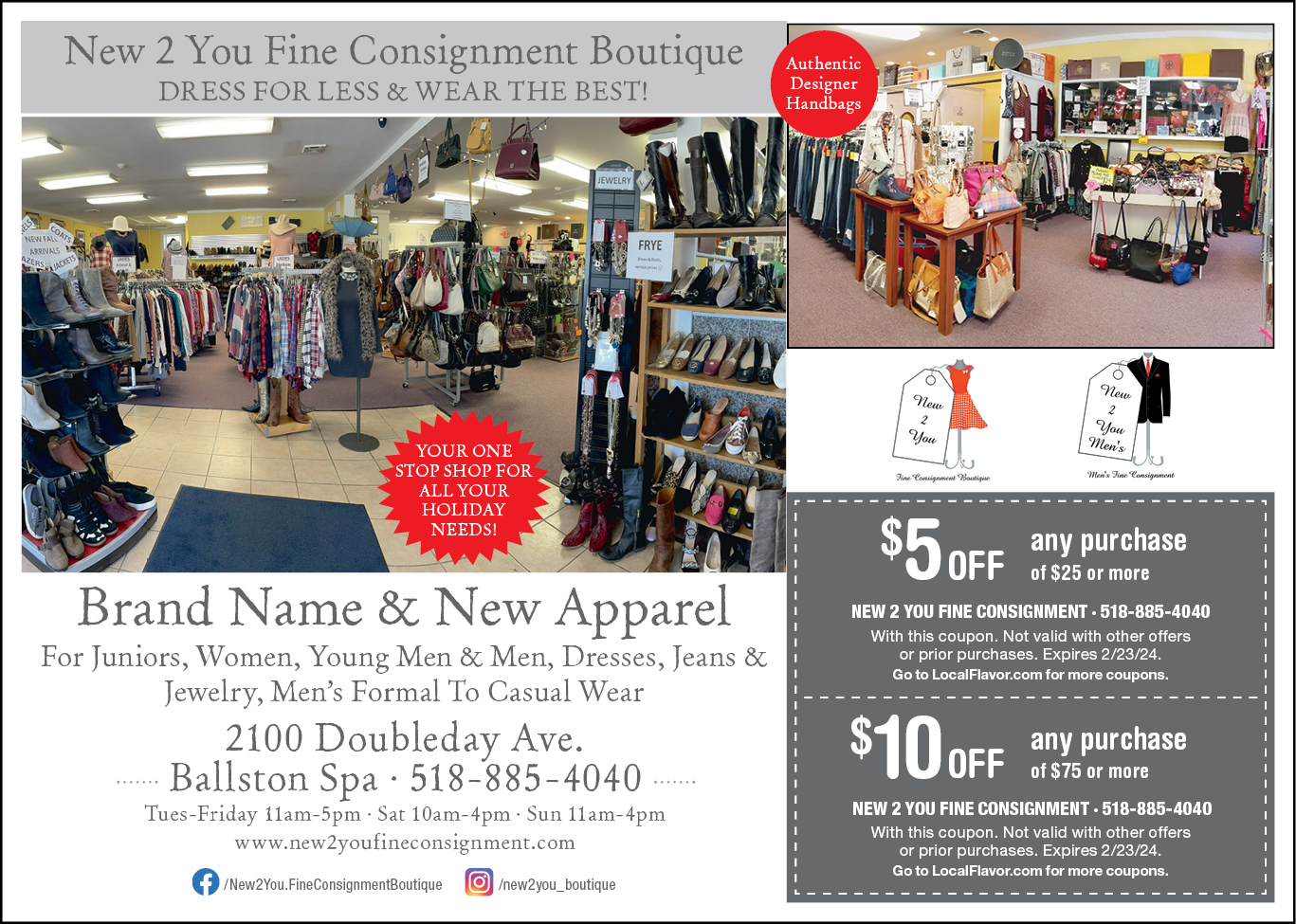 New 2 You Fine Consignment Coupons Deals Ballston Spa NY