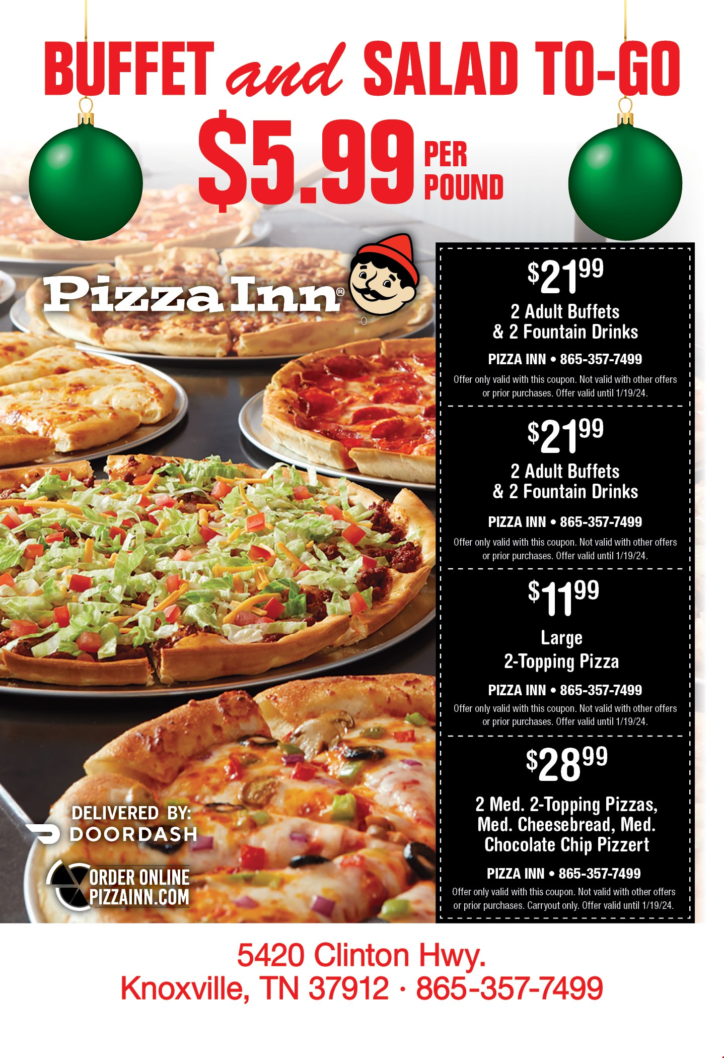 Inn Deals & Coupons, Gourmet Pizza