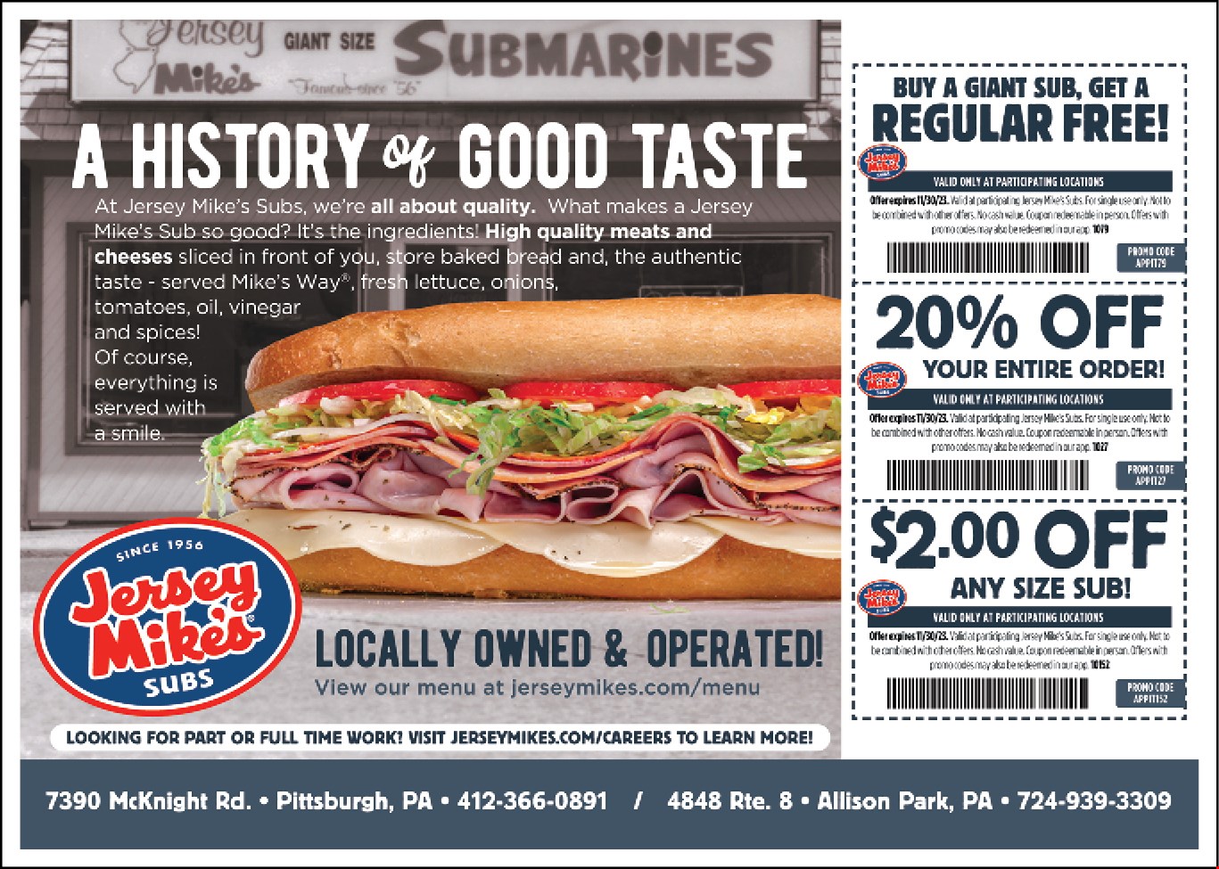 Jersey Mike's Subs - Our History