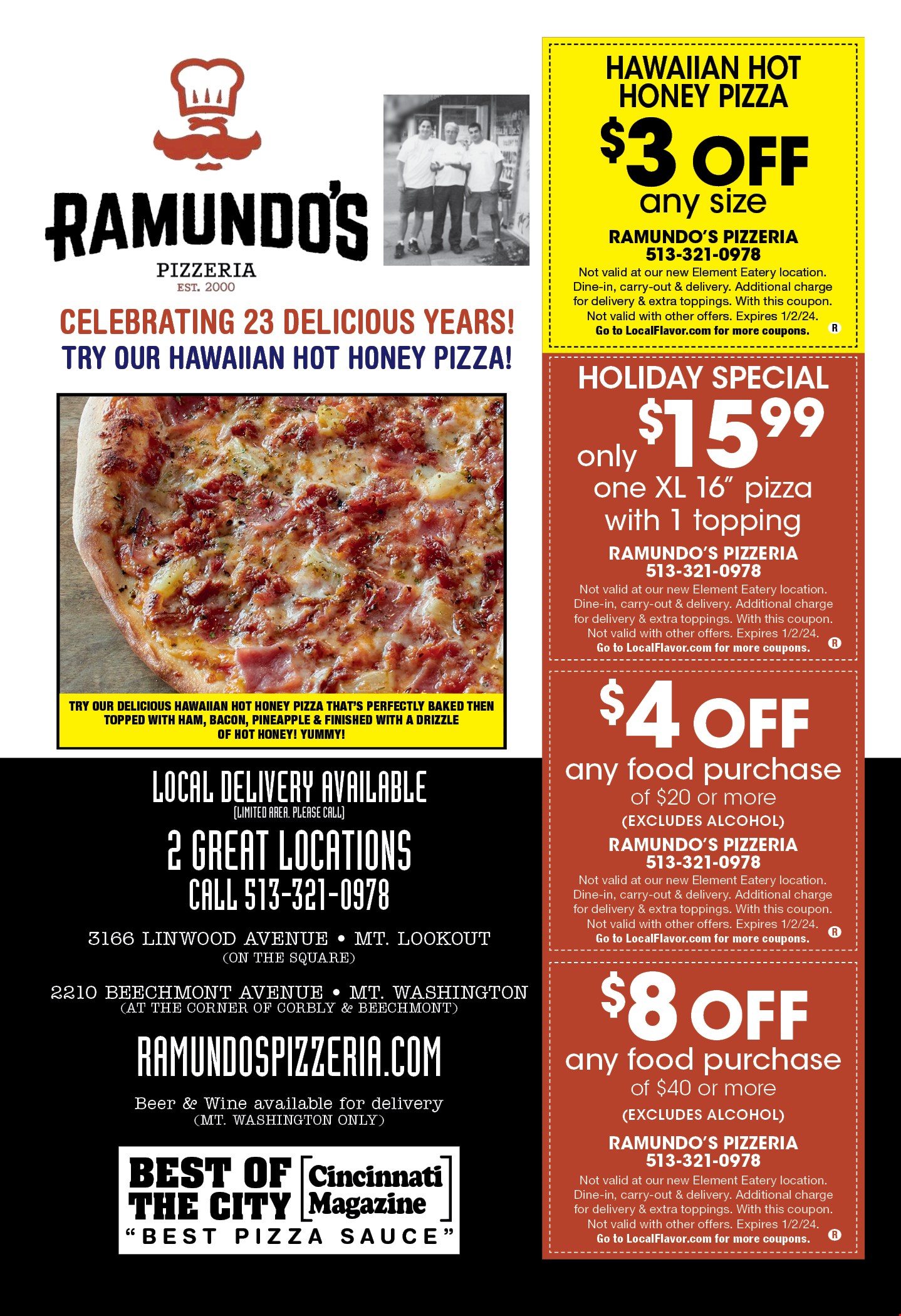 About Us — Ramundo's Pizzeria