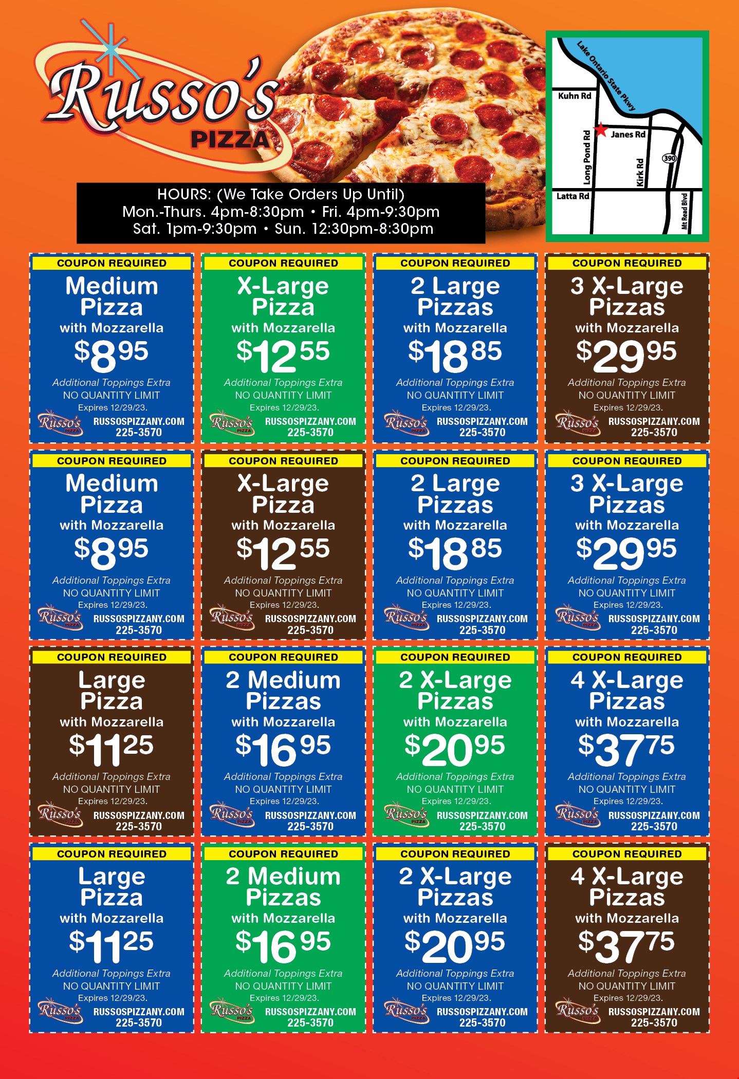 Pizza Coupons Rochester NY