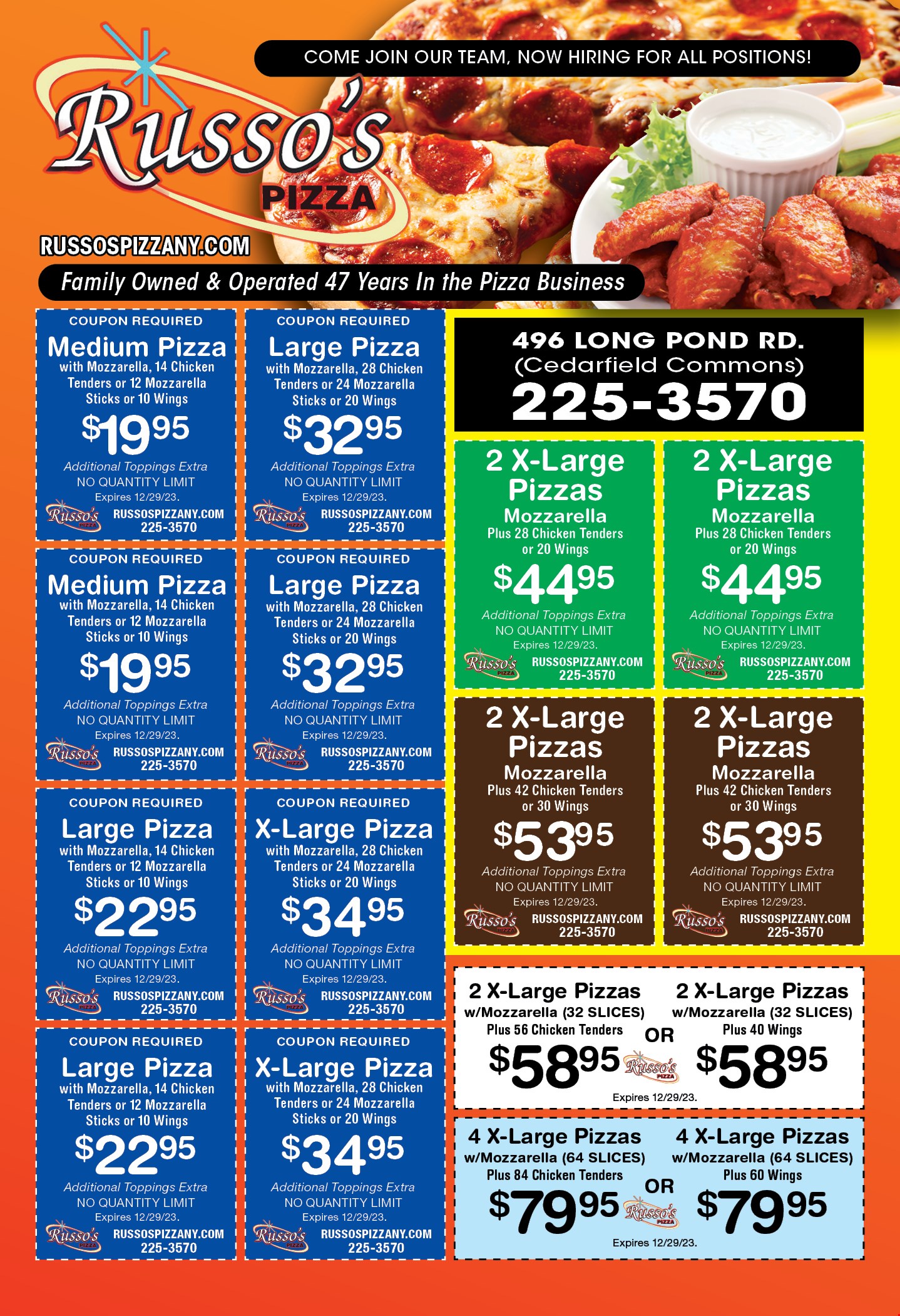 Pizza Coupons Rochester NY