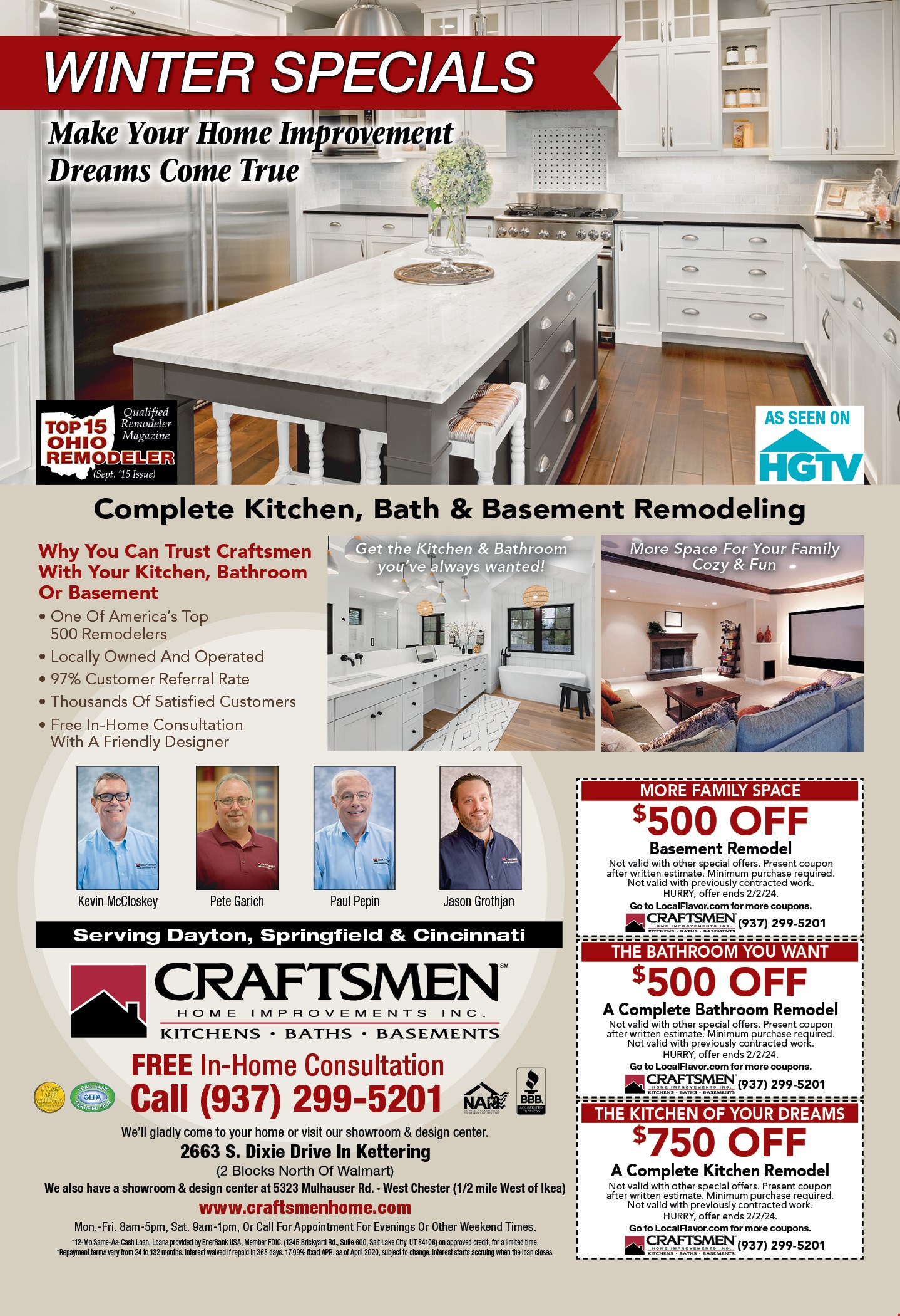 Craftsmen Home Improvements, Inc