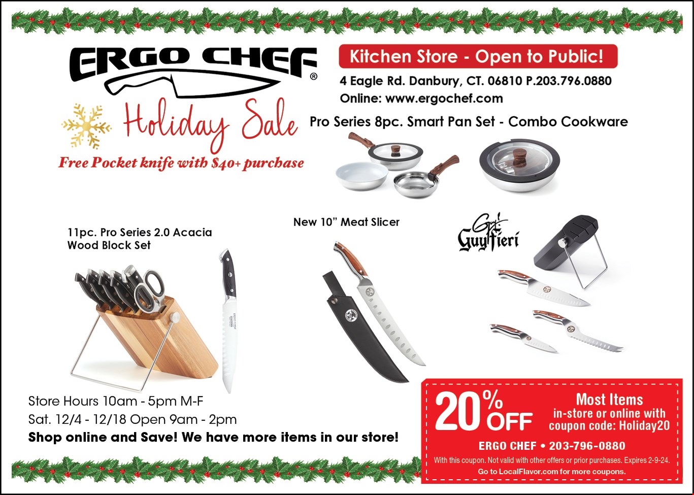 Ergo Chef Pro Series 8pc Smart Pans Cookware Set - Ergo Chef Knives