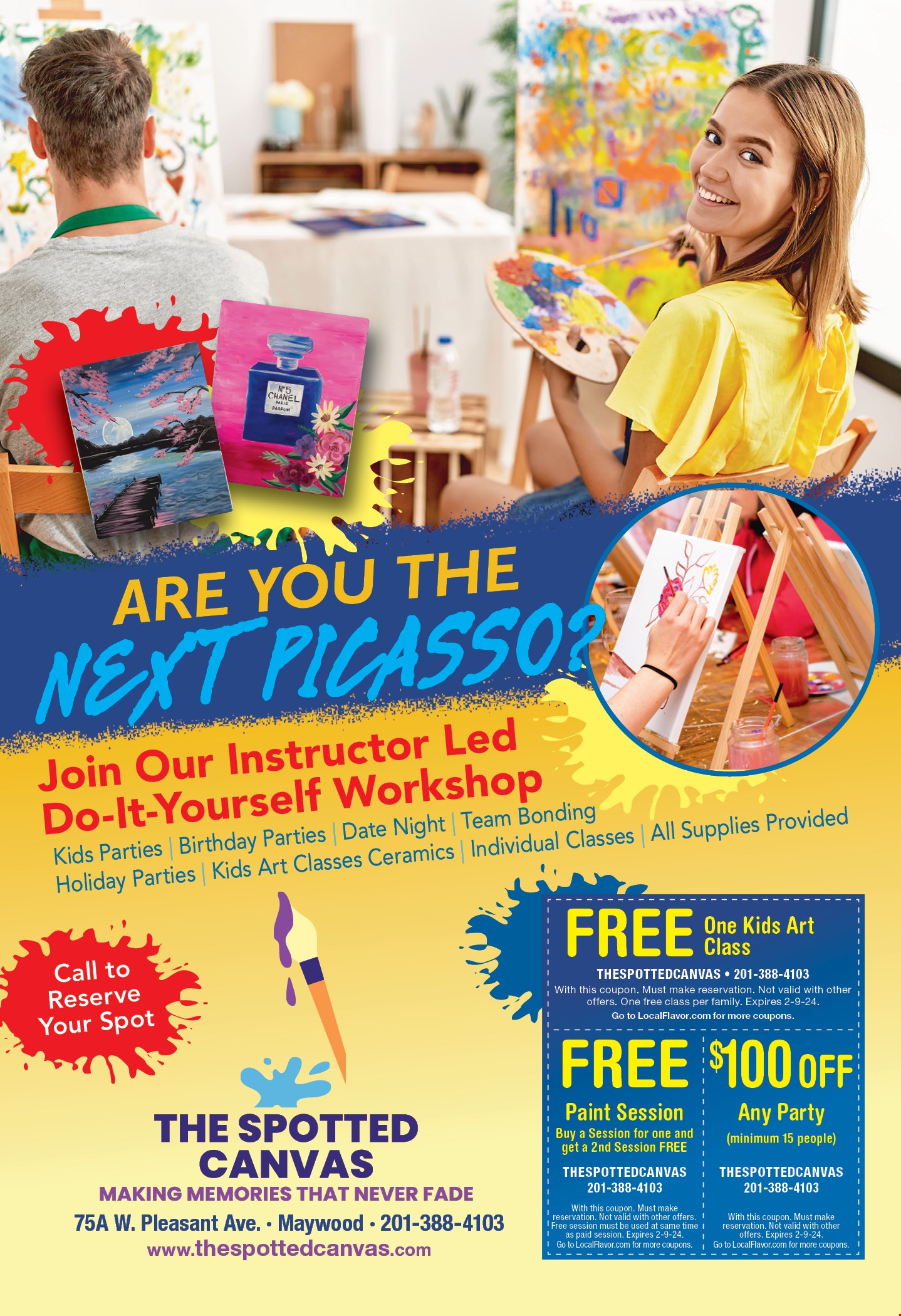 Kids Canvas Painting – May the forth be with you – The Canvas Roadshow