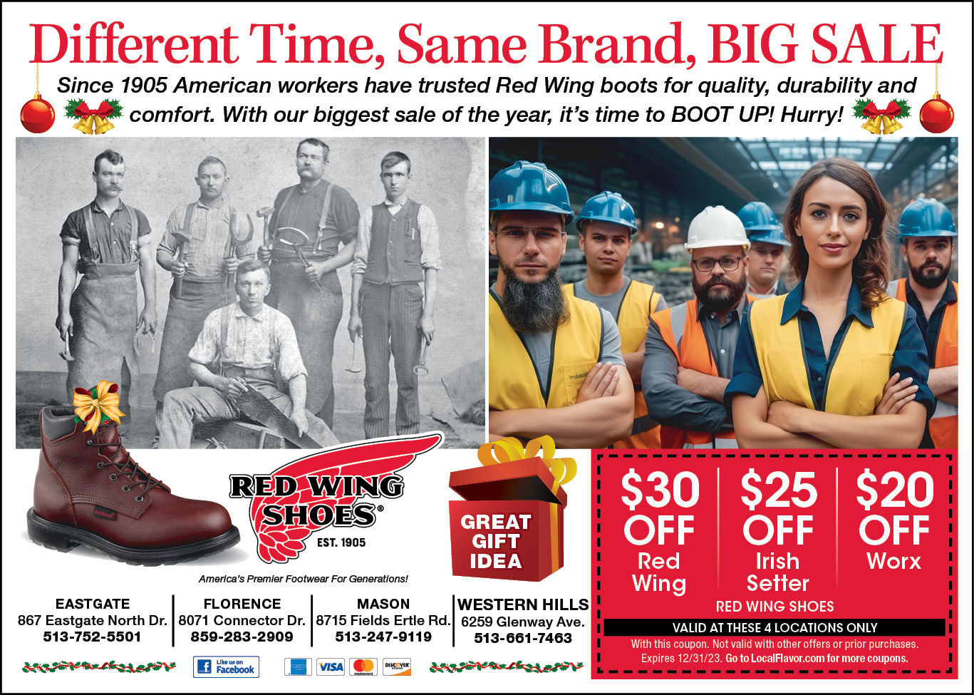 Red wing sale boots eastgate