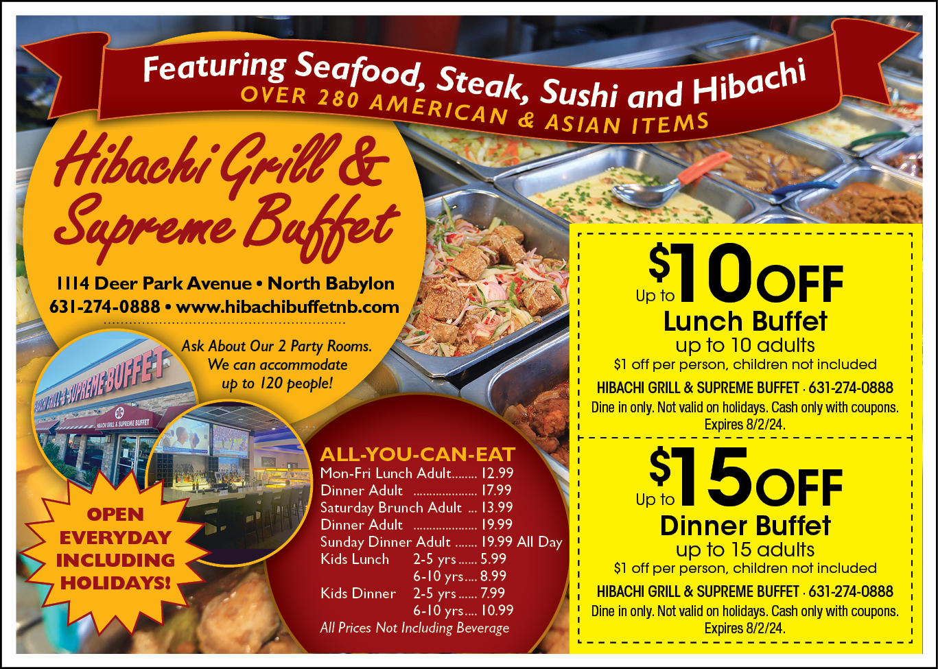 Hibachi buffet coupon hotsell