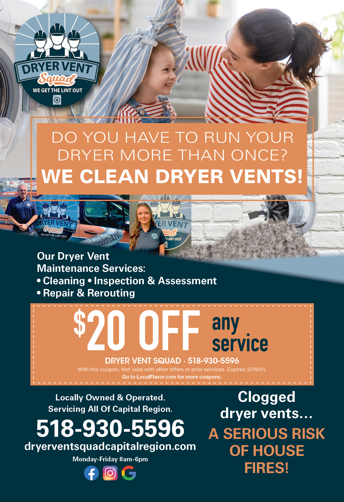 Dryer Vent Squad Of The Capital Region Llc Coupons Deals