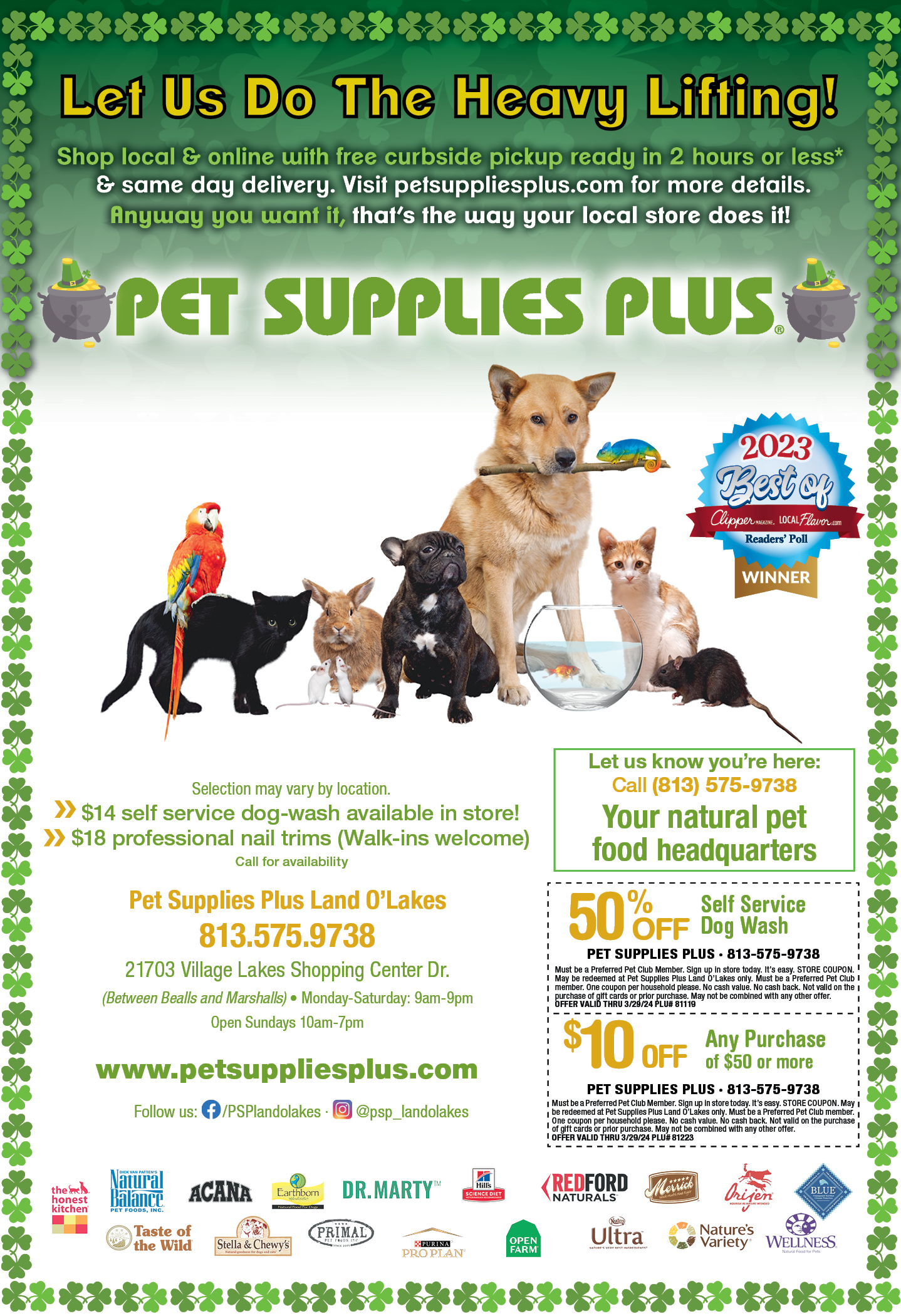 50 Off Self Service Dog Wash at Pet Supplies Plus Land O Lakes FL