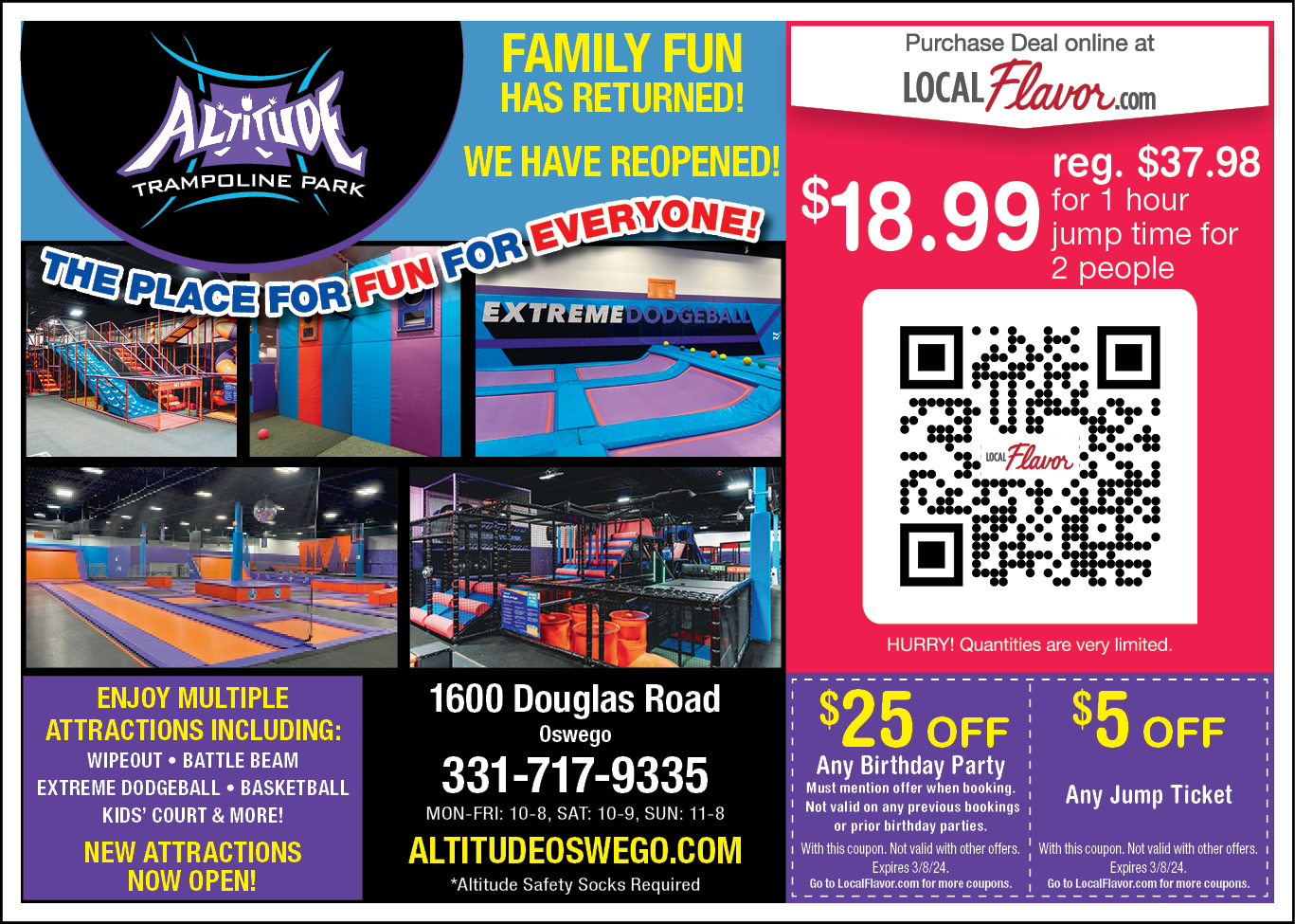 Trampoline and shop more coupon